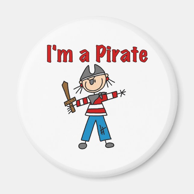 Imã Eu sou um Pirata (Frente)