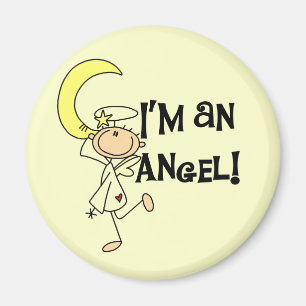 Imã Eu sou uma Camisetas e Presentes de Anjo
