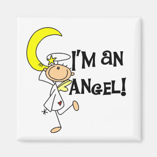 Imã Eu sou uma Camisetas e Presentes de Anjo