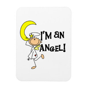 Ímã Eu sou uma Camisetas e Presentes de Anjo