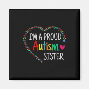 Imã Eu Sou Uma Irmã Orgulhosa Irmã Do Autismo Mulheres
