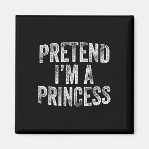 Imã Eu sou uma Princesa Festa de Dia das Bruxas Pregui