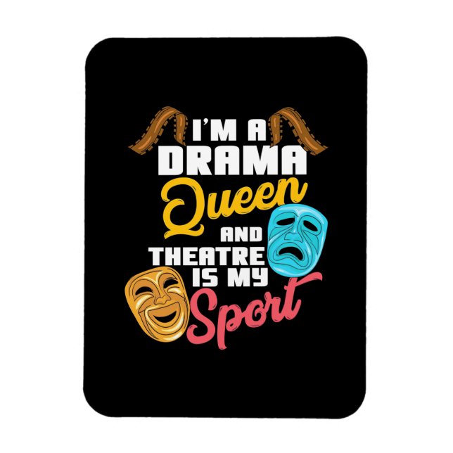 Ímã Eu Sou Uma Rainha De Drama (Vertical)