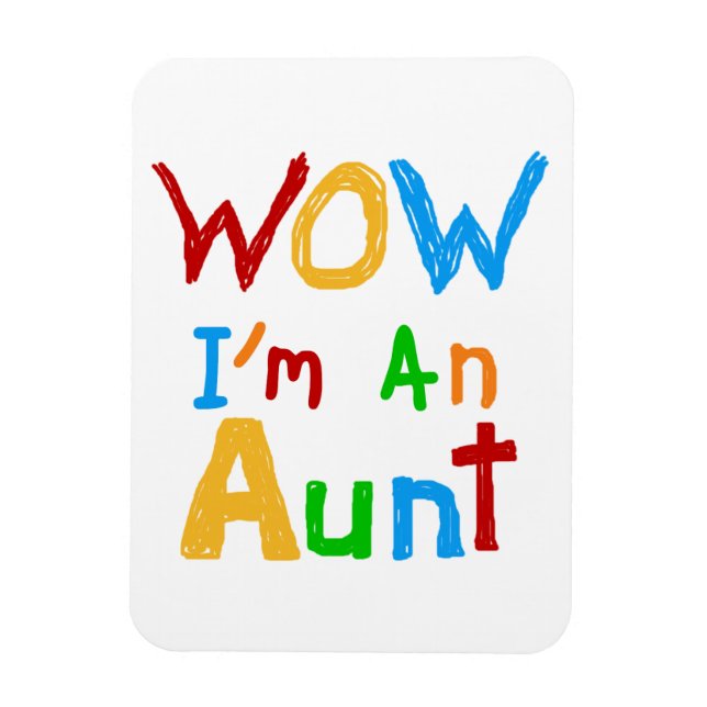 Ímã Eu sou uma tia T camisas e presentes (Vertical)