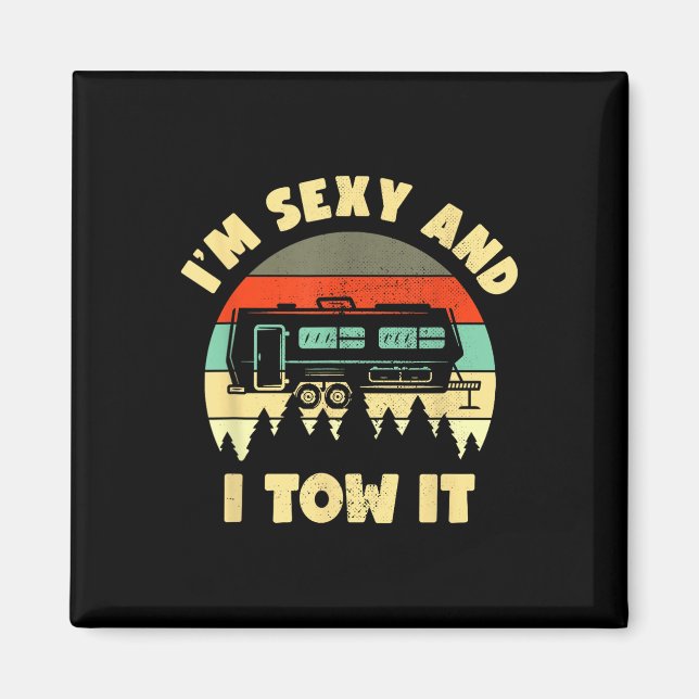 Imã Eu sou Y e eu o reboco, Caravana Camping Trailer R (Frente)