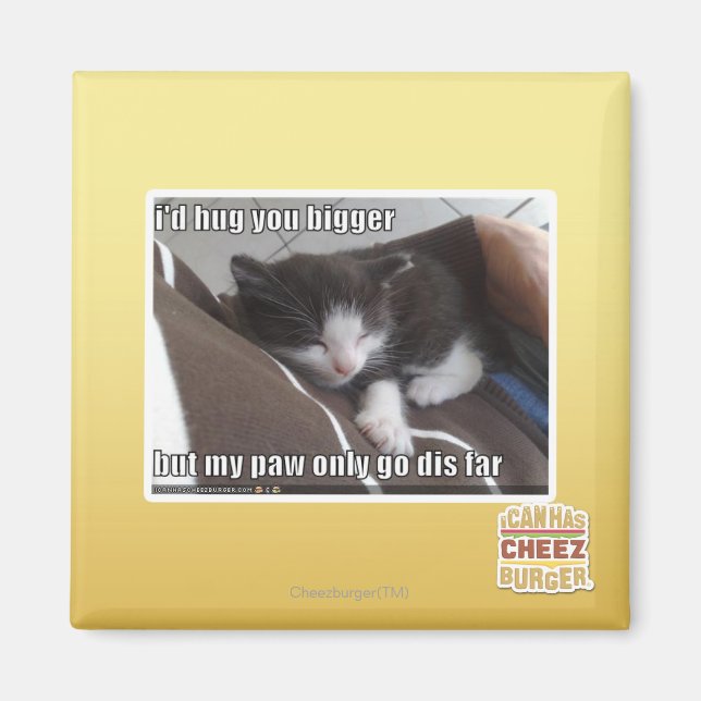 Imã Eu te abraçaria maior (Frente)