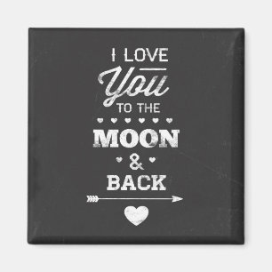 Imã Eu Te Amo À Lua E De Volta