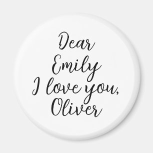 Imã Eu Te Amo, Chamo Modelo