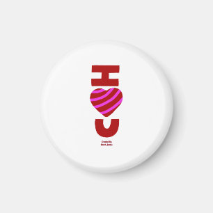 Imã Eu Te Amo Com O Magnet