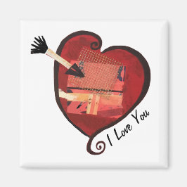 Imã Eu te amo, coração, Magnet