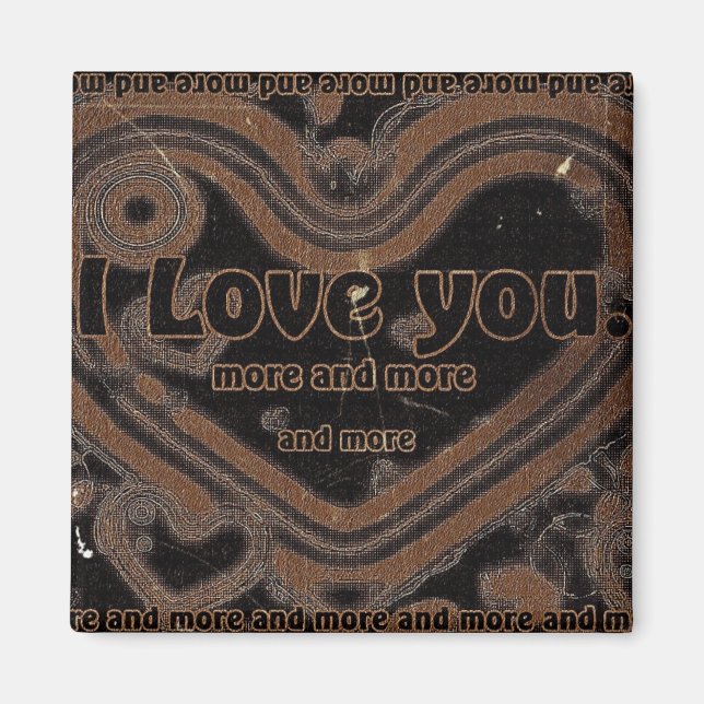 Imã Eu Te Amo Magnet (Frente)