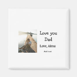 Imã Eu te amo pai dia de os pais elegante adicionar te