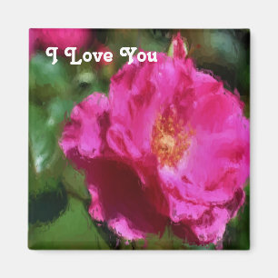 Imã Eu Te Amo, Rosa Rosa Magnet
