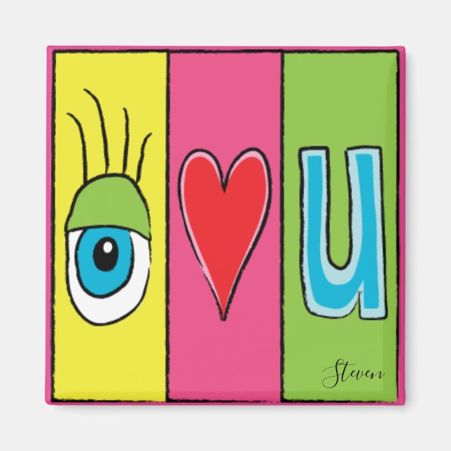 Imã Eu Te Amo Sempre (Frente)