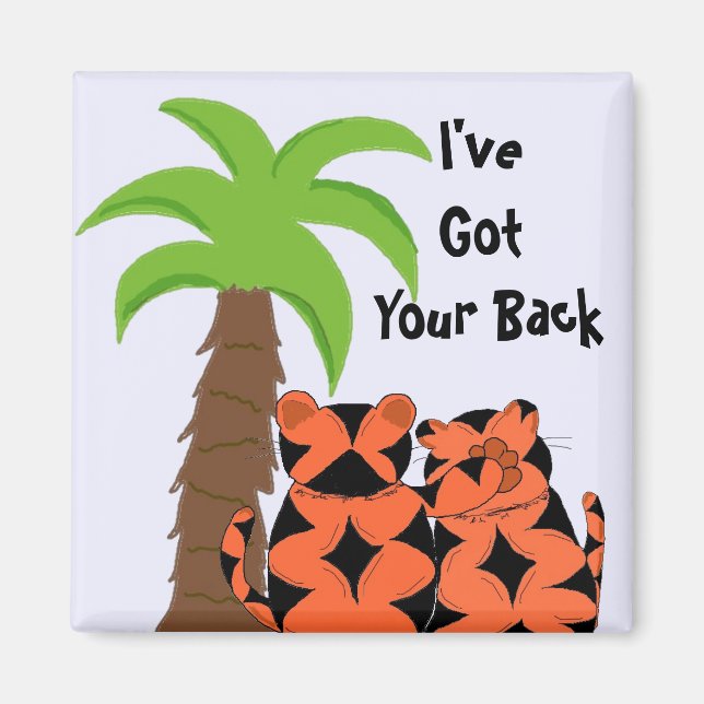 Imã Eu tenho as suas costas (Frente)