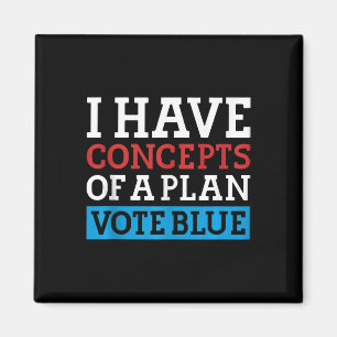 Imã Eu Tenho Conceitos De Um Plano De Votação Blue Kam