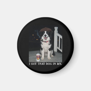 Imã Eu Tenho Esse Cachorro Em Mim, Piada Engraçada do 