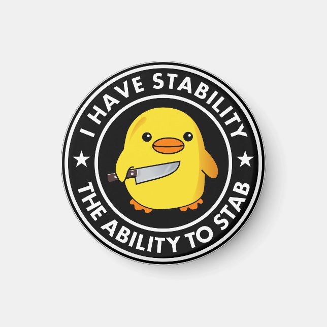 Imã Eu Tenho Estabilidade E Capacidade De Esfaquear En (Frente)