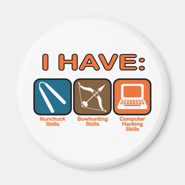 Imã Eu Tenho Habilidades De Napoleão Dinamito (Frente)