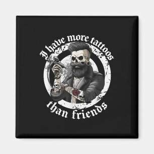 Imã Eu Tenho Mais Tatuagens Do Que Amigos Tatuagens Ad