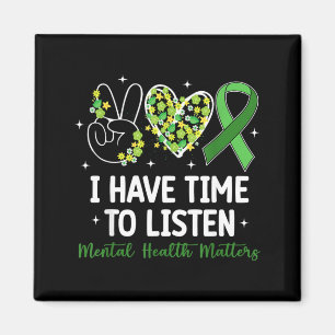 Imã Eu Tenho Tempo para Ouvir Fita Verde Saúde Mental