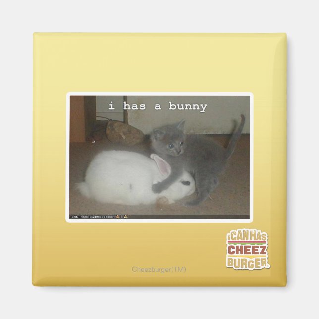 Imã Eu tenho um coelhinho (Frente)