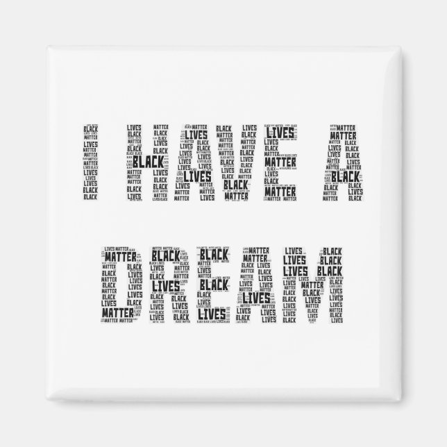 Imã Eu tenho um sonho de vida negra (Frente)