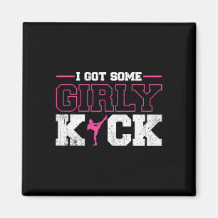 Imã Eu tenho umas aulas femininas de kickboxing
