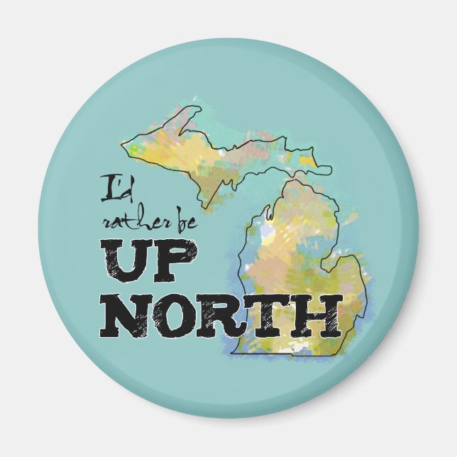 Imã Eu teria preferencialmentes no norte do Michigan (Frente)