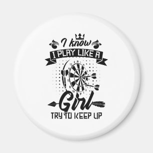 Imã Eu Toco Dart Como Uma Rapariga