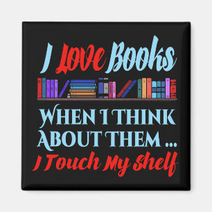 Imã Eu Toco O Humor Do Meu Livro De Prateleiras