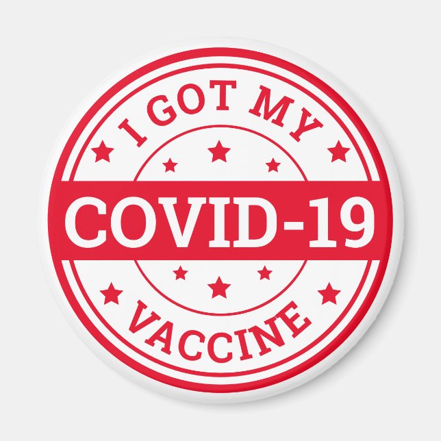 Imã Eu Tomei Minha Vacina Contra a Covid-19 (Frente)