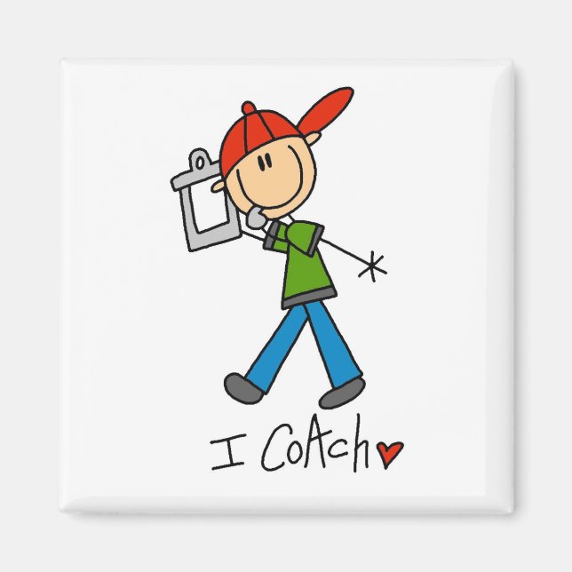 Imã Eu treino camisetas e presentes (Frente)