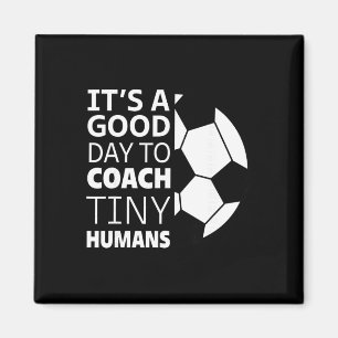 Imã Eu Treino Humanos Minúsculos Treinador de Futebol 