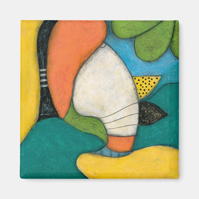 Imã Eu Uma Vez Vivi Em Tortola Refrigerator Magnet (Frente)