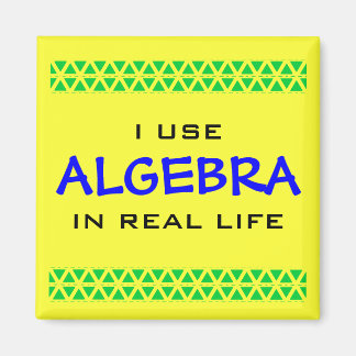 IMÃ EU USO ALGEBRA NA VIDA REAL