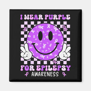 Imã Eu Uso Roxo Para Conscientização Sobre Epilepsia R
