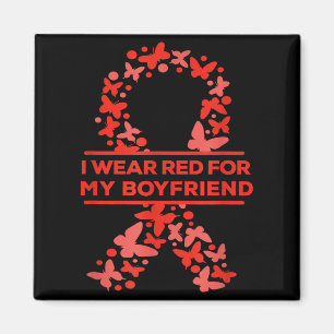 Imã Eu Uso Vermelho Pelo Meu Namorado Conscientização