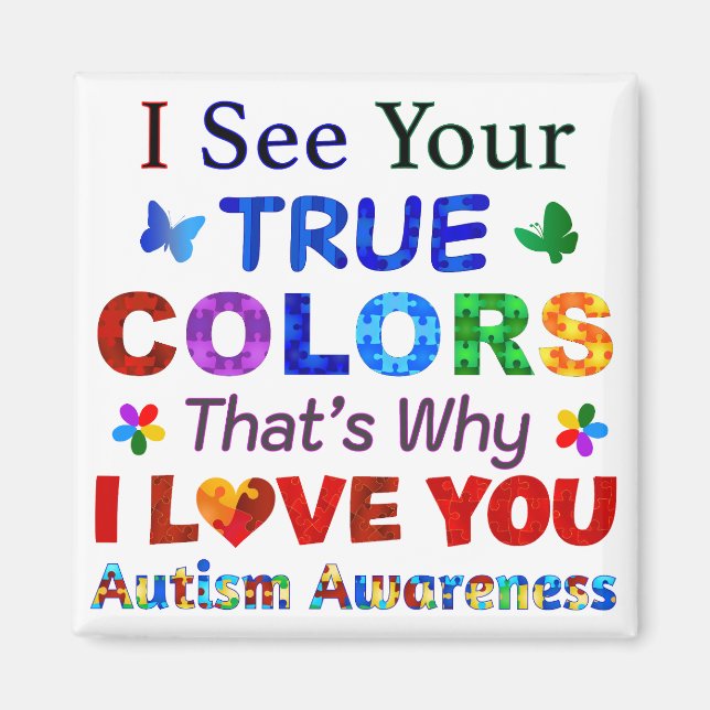 Imã Eu vejo suas verdadeiras cores (Frente)