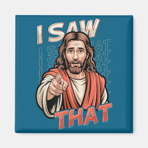 Imã Eu Vi Aquela Piada Divertida de Jesus Humor Sarcás