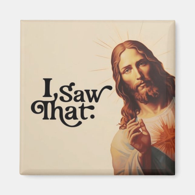 Imã Eu Vi Isso, Arte de Jesus, Eu Vi Esse Jesus (Frente)