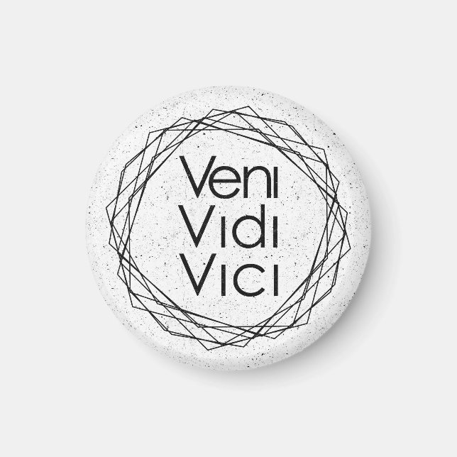 Imã Eu Vim, Eu Vi, Eu Conquistei "Veni, Vidi, Vici" (Frente)