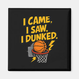 Imã Eu Vim Eu Vi Eu Dunked Esboço Desenho Gráfico Punh