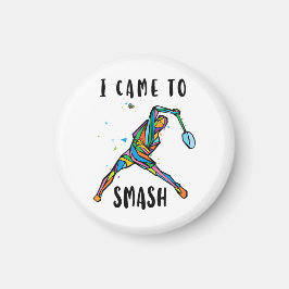 Imã Eu vim para esmagar pulseira colorida abstrata jog