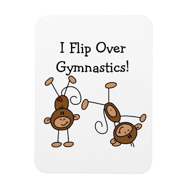 Ímã Eu Viro Sobre Ginástica (Vertical)