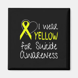 Imã Eu Visto Amarelo Para A Fita De Consciência Do Sui