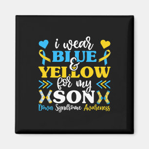 Imã Eu Visto Azul E Amarelo Para O Meu Filho Pai Mãe