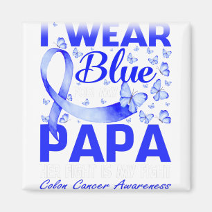 Imã Eu Visto Azul Para A Consciência Do Cancer Do Meu