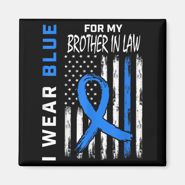 Imã Eu Visto Azul Para Meu Irmão Em Direito Diabetes A (Frente)