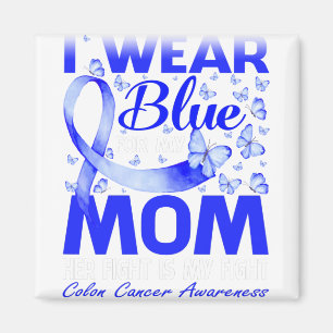 Imã Eu Visto Azul Para Minha Mãe Consciência Do Canc